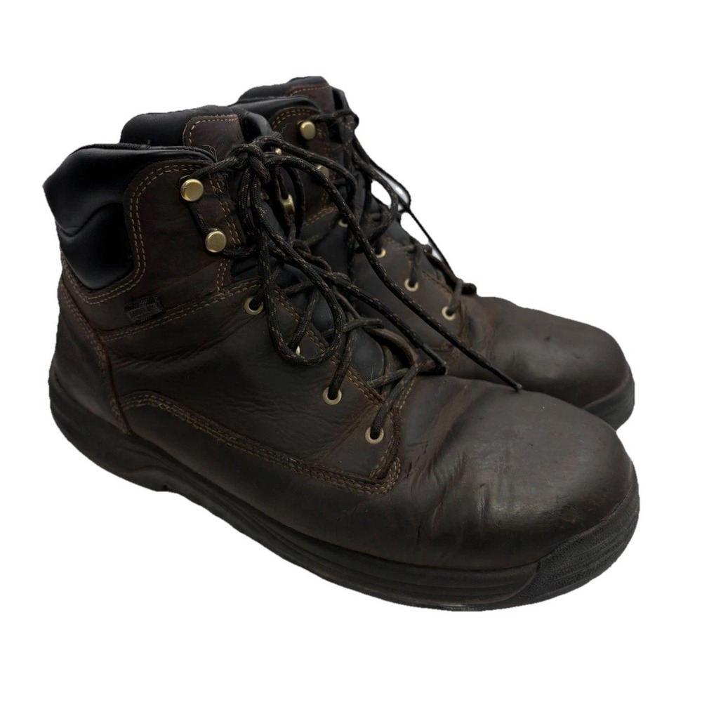 Danner Boots Mens Size 12‎ EE Caliper 6" Leather Waterproof Aluminum Toe Brown
